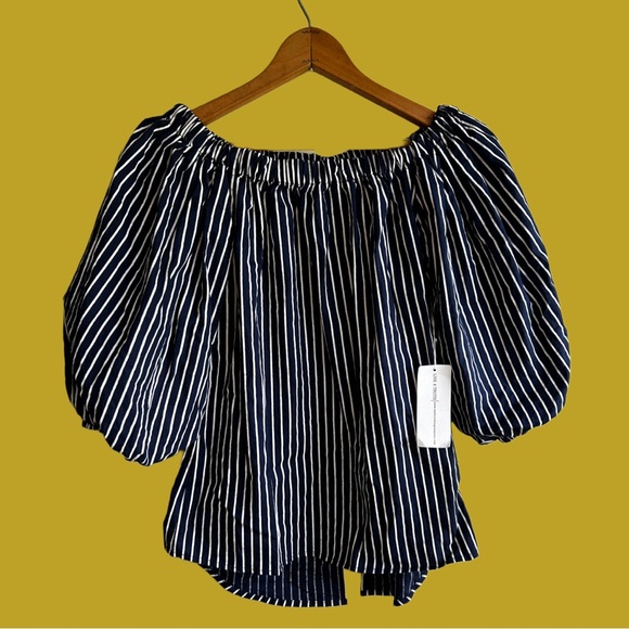 Truth Ribbed Long Sleeve Blouse Size M